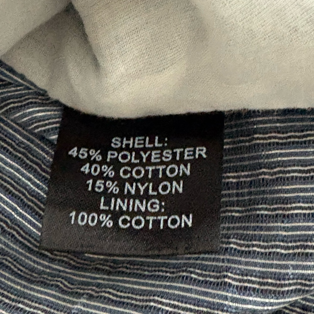 Hilton Hollis Pinstripe Blazer blue Size 8 - Picture 13 of 13
